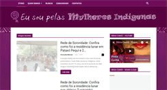 Desktop Screenshot of mulheresindigenas.org