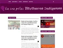 Tablet Screenshot of mulheresindigenas.org